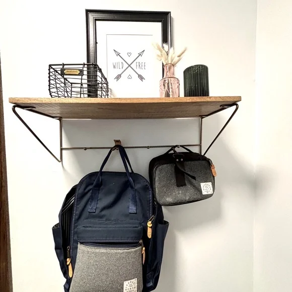 Chic Navy and Gray Baby Bag Set - Picture 2 of 6